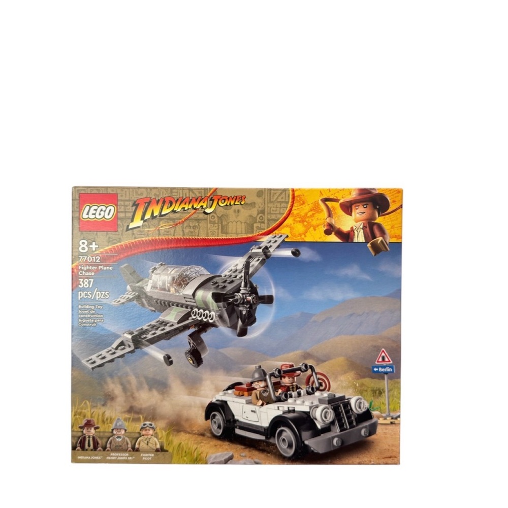 LEGO Indiana Jones 77012 Fighter Plane Chase (387 Pieces) Retired & Sealed